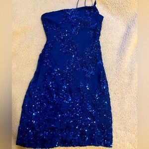 Blue Windsor Dress